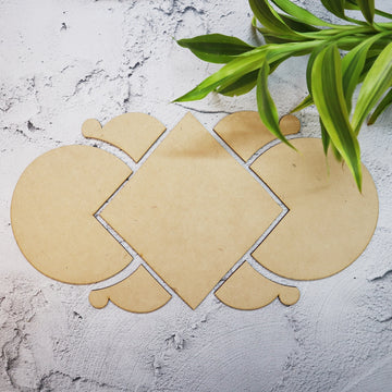 Beautiful Partial Circle Rangoli